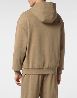 Cold Dye Hoodie Sweatshirt Ls - maat 3XL Groen