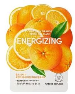 Cold Juicy Fresh Gel Mask - 10 Types Orange Energizing