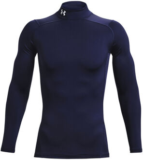 Coldgear Comp Mock Longsleeve Heren donkerblauw - S