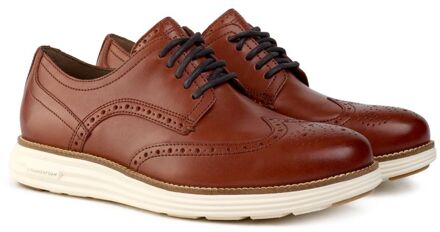 Cole Haan Zerogrand Remastered Wing Tip Oxford Schoenen Bruin