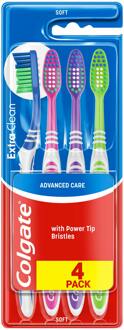Colgate Tandenborstel Colgate Extra Clean Toothbrush Soft 4 st