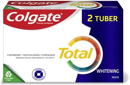 Colgate Tandpasta Colgate Totale Whitening Tandpasta 2 x 50 ml