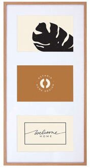 Collage fotolijst Natural - voor 3x foto van 10 x 15 cm - hout