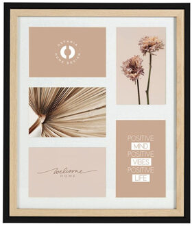 Collage fotolijst NEO - voor 5x foto van 10 x 15 cm - hout