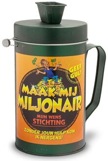 Collectebus Maak Mij Miljonair Multikleur - Print