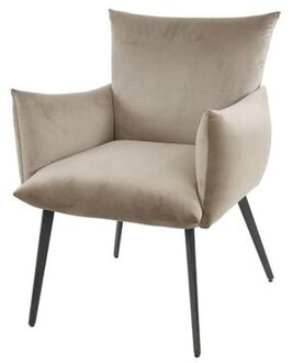 Collection - Eetkamerfauteuil Lobby - Champagne Velours Beige