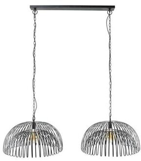 Collection - Hanglamp 2L Bend - Charcoal Zwart