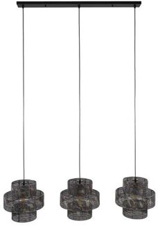 Collection - Hanglamp 3L Lantern - Zwart Bruin