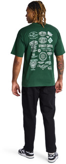 Collective T-shirts Heren - Groen - Maat XL - Katoen Jersey Green