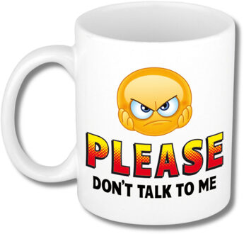 Collega Cadeau Koffiemok - wit - Dont talk to me - Kantoor