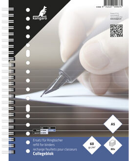 College opschrijf blok - gelinieerd 80 pagina - A5 formaat Multi