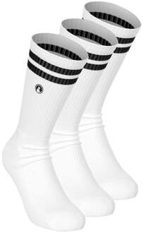 College Tennissokken Verpakking 3 Stuks-Wit - 31-34,39-42,43-46