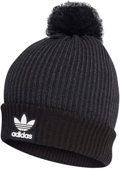 Collegiate Pom Beanie Adidas , Black , Unisex - ONE Size