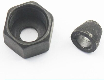 COLLET CONE NUT Replacement for Makita 3703/3701 Woodworking trimming machine part 6mm 6.35(1/4") Chuck 2stk 6mm chuck