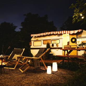 Collgar LED tafellamp, wit, hoogte 21 cm wit, bruin