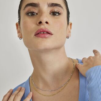 collier afgewerkt in 18K geel goud - Ejae