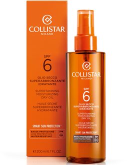 Collistar Supertanning Dry Oil Zonnebrandolie SPF 6 - 200 ml