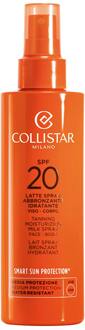 Collistar Zonnebrandcrème Collistar Tanning Moisturizing Milk Spray SPF20 200 ml