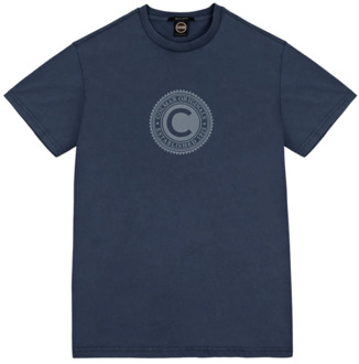 Colmar T-Shirt - Klassiek Model Colmar , Blue , Heren - XL