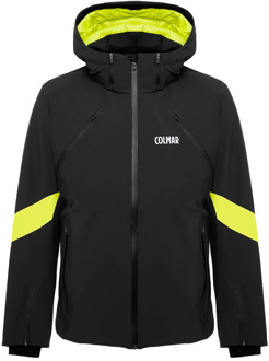 Colmar Wintersportjas - Maat 52  - Mannen - zwart/geel