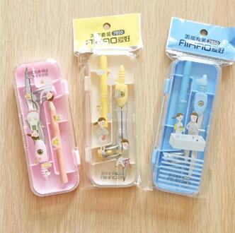 Coloffice 1 PC Metalen Tekening Kompassen Set Lood Studenten Standaard Briefpapier Plotter Wordt Geleverd Met Potlood Tekening Instrumenten willekeurige