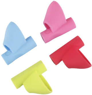 Coloffice 3 PCs Vinger Grip Pen Houder Preventieve Correctie Pen Houder Siliconen Potlood Accessoires Voor Kids Schoolbenodigdheden