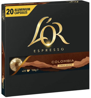 Colombia L 'or espresso 20 Nespresso capsules