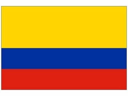 Colombiaanse vlag mini 60 x 90 cm
