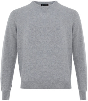 Colombo Round-neck Knitwear Colombo , Gray , Heren - 3XL