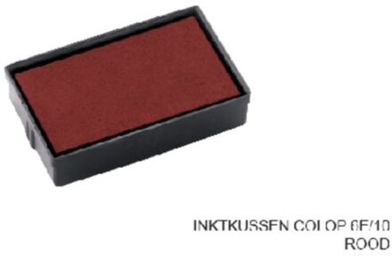 Colop Stempelkussen colop e/10 rood