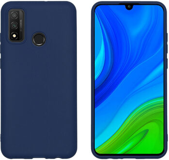 Color Backcover Huawei P Smart (2020) hoesje - Donkerblauw