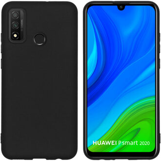 Color Backcover Huawei P Smart (2020) hoesje - Zwart