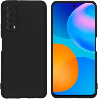 Color Backcover Huawei P Smart (2021) hoesje - Zwart
