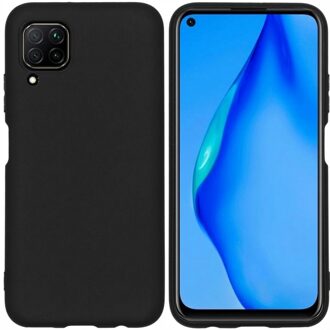 Color Backcover Huawei P40 Lite hoesje - Zwart