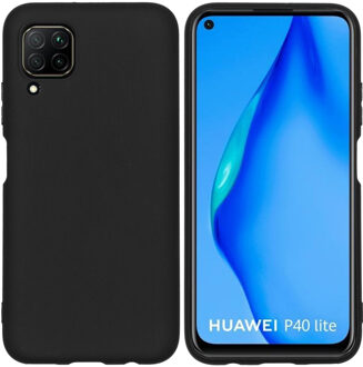 Color Backcover Huawei P40 Lite hoesje - Zwart