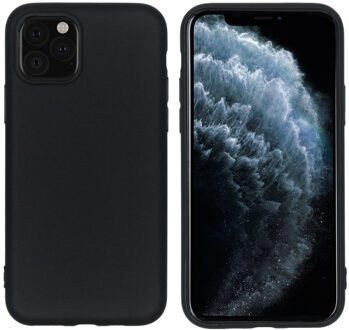 Color Backcover iPhone 11 Pro hoesje - Zwart