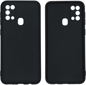 Color Backcover Samsung Galaxy M31 hoesje - Zwart