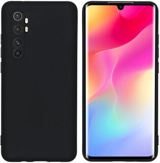 Color Backcover Xiaomi Mi Note 10 Lite hoesje - Zwart