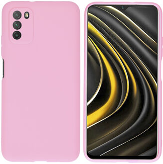 Color Backcover Xiaomi Poco M3 hoesje - Roze