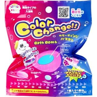 Color Change Pink Bath Ball 1 pc
