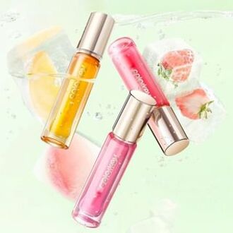 Color Changing Gloss Lip Oil - 3 Colors #03 Strawberry - 3.5g