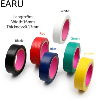 Color Electrical Tape PVC Wear-resistant Flame Retardant Lead-free Insulating Waterproof Eletrician White Black Red Blue Green