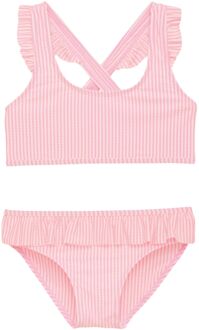 Color kids Bikini Meisjes roze - crème - 116