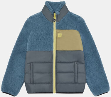 Color kids Fleece Jacket W. Quilt Fleecevest Junior Blauw - 152