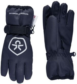 Color kids Handschoenen Junior navy - wit - 140-152
