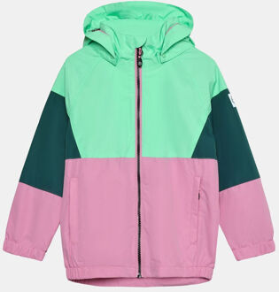 Color kids Jacket , Colorblock Softshell Jas Junior Roze - 140