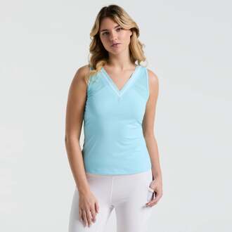 Colorblock Tanktop Dames-Lichtblauw - XS,S,M,L,XL