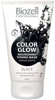 Colorbomb Biozell Color Glow Nourishing Toning Mask Black 150 ml