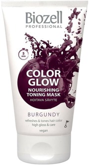 Colorbomb Biozell Color Glow Nourishing Toning Mask Burgundy 150 ml