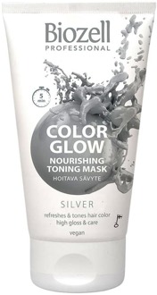 Colorbomb Biozell Color Glow Nourishing Toning Mask Silver 150 ml